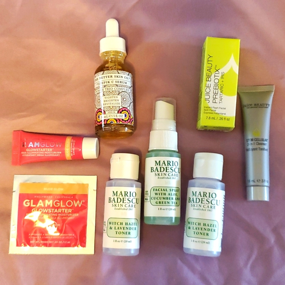 Mario Badescu skincare bundle toner, serum
